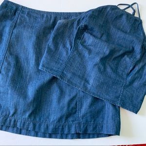 Hollister chambray set